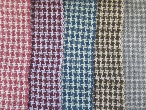 箕輪直子オンラインショップ / 直角に織る不思議な手織り布「千鳥格子